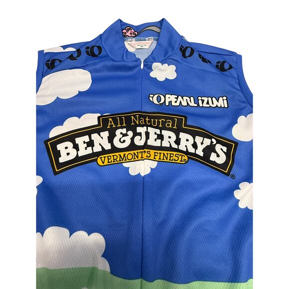 VTG 2001 Pearl Izumi Ben & Jerry's Women's Cycling jersey Size Small Italy - Picture 3 of 10